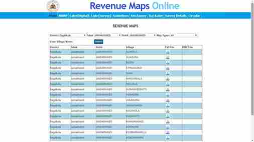 Bhoomi Online Maps